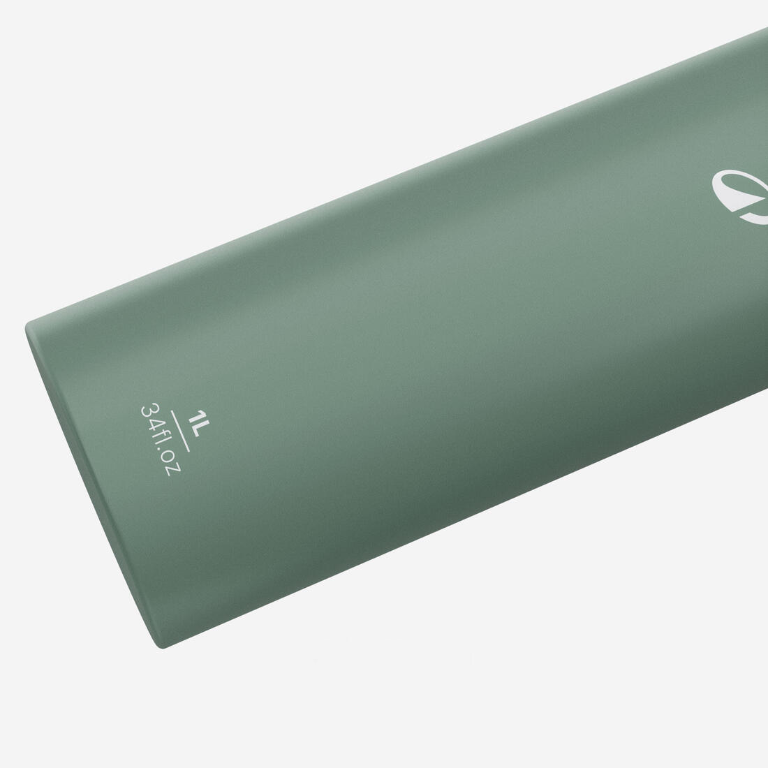Gourde alu 1L avec bouchon instantané, composée à 100% d’alu recyclé