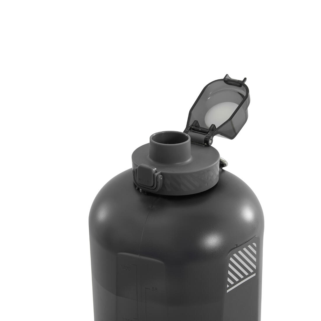 Gourde de fitness grand format 2,2 L - Gris
