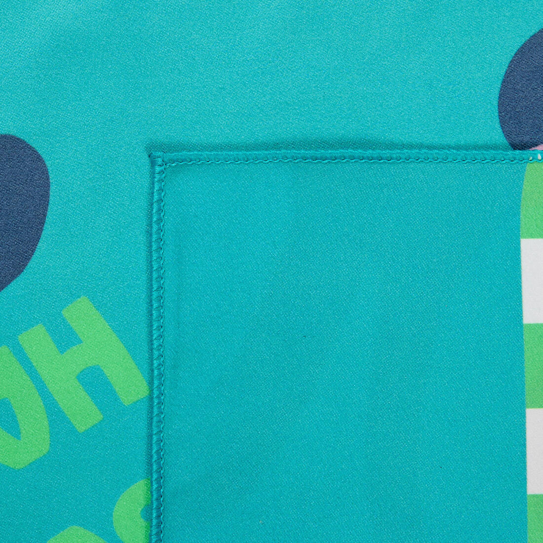 Serviette de bain microfibre compacte XL 110 x 175 cm, imprimé feuillage