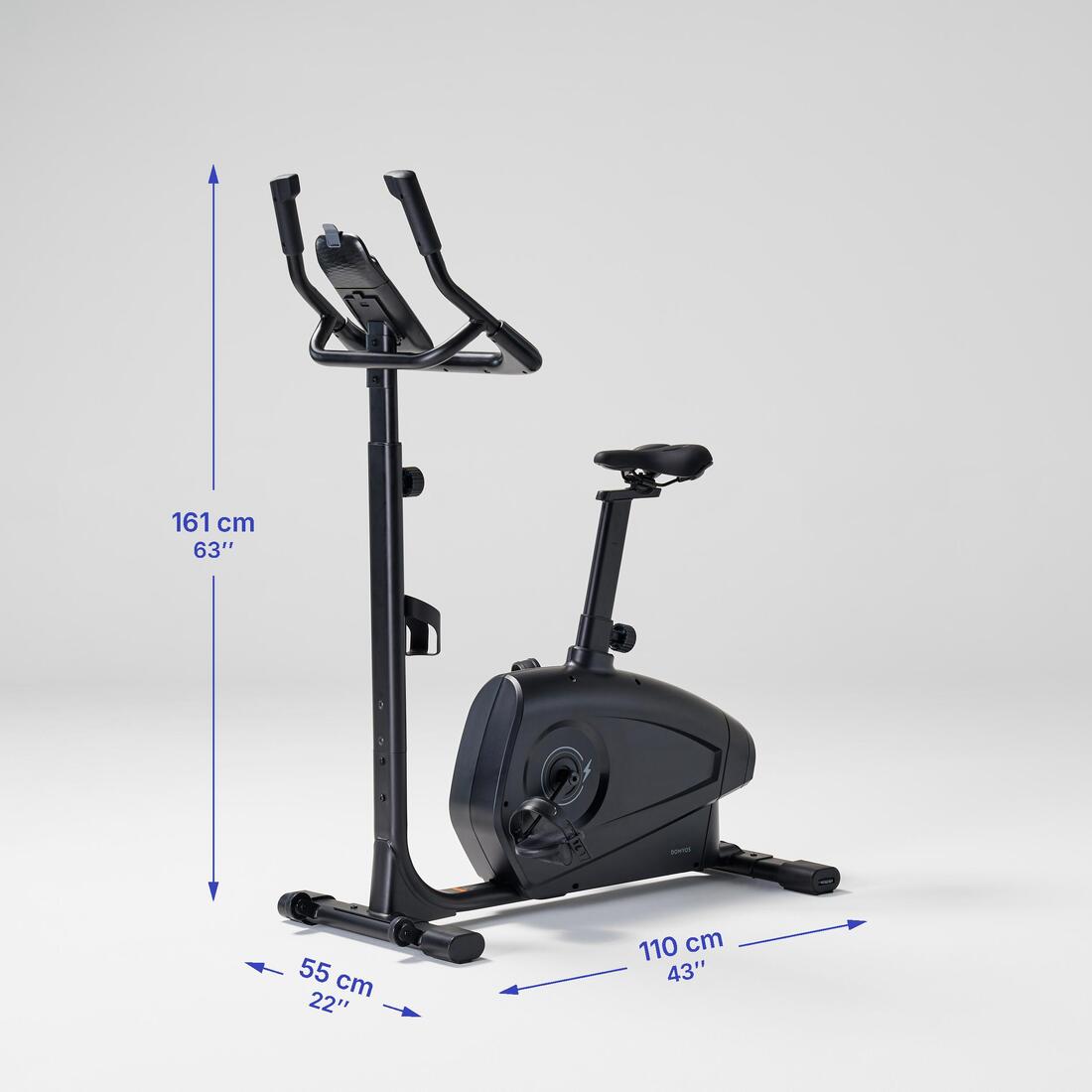 Vélo d'appartement connecté et auto-alimenté, EB900 B, garanti par Decathlon