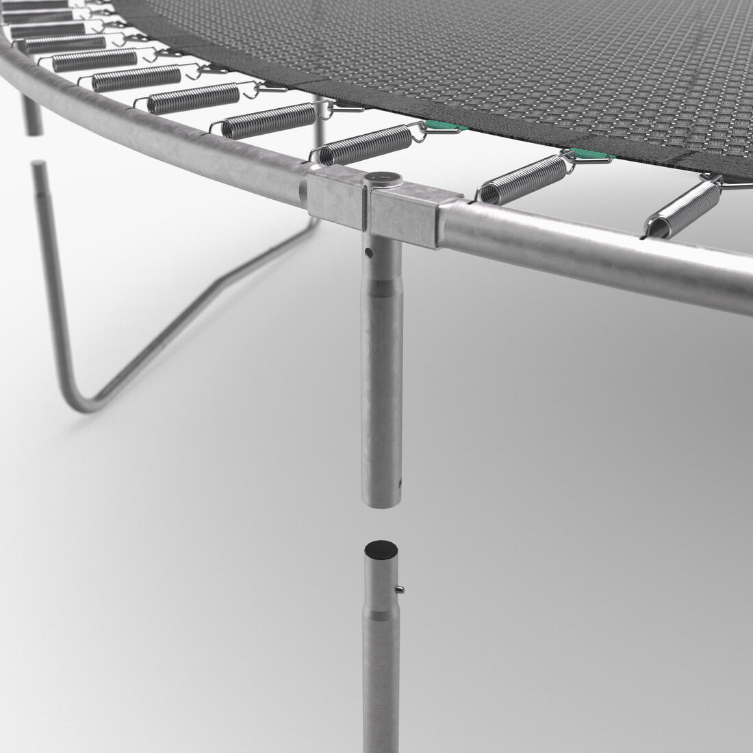 Trampoline 420 avec filet de protection - montage sans outil
