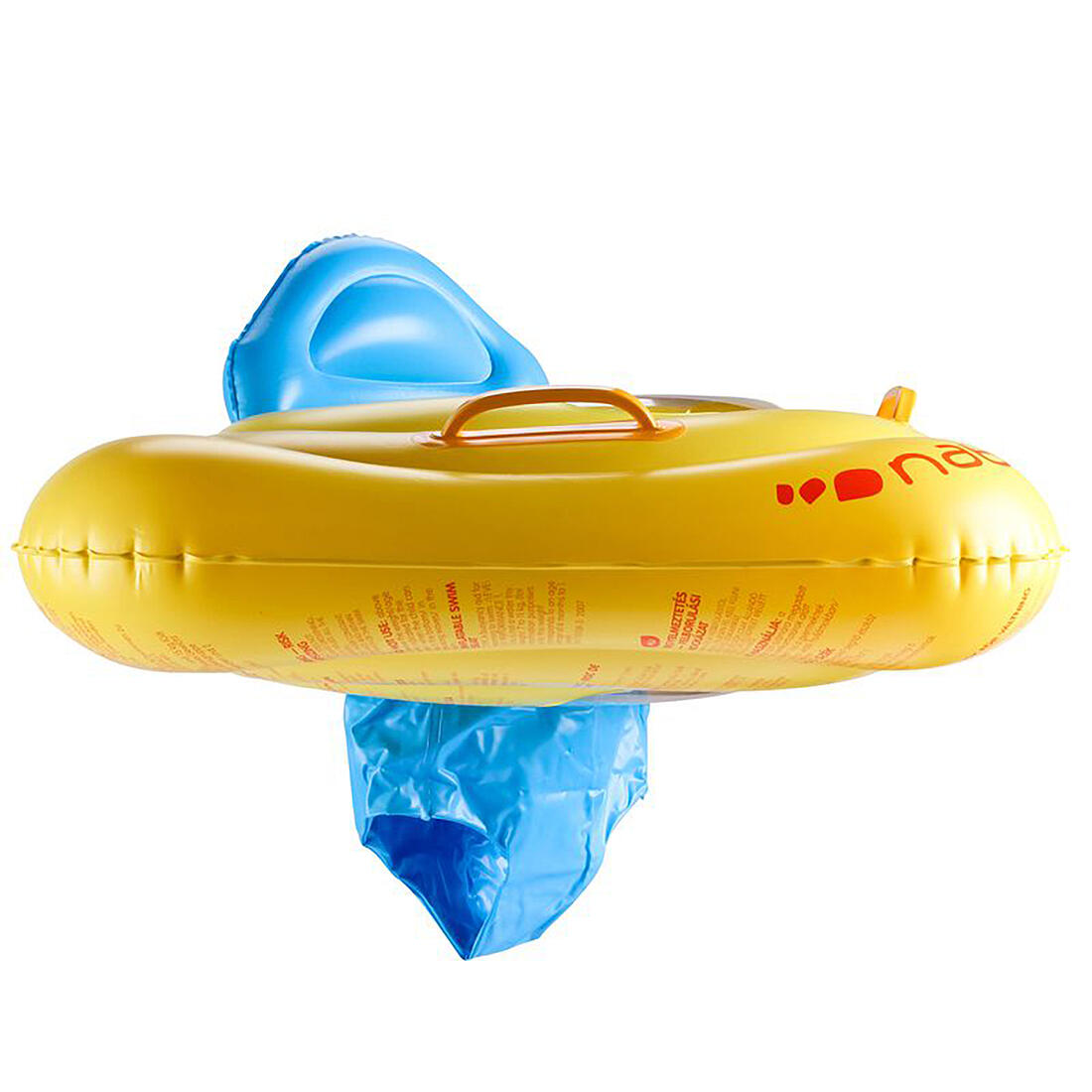 Bouée siège de piscine avec poignées Bébé 7-11kg - jaune