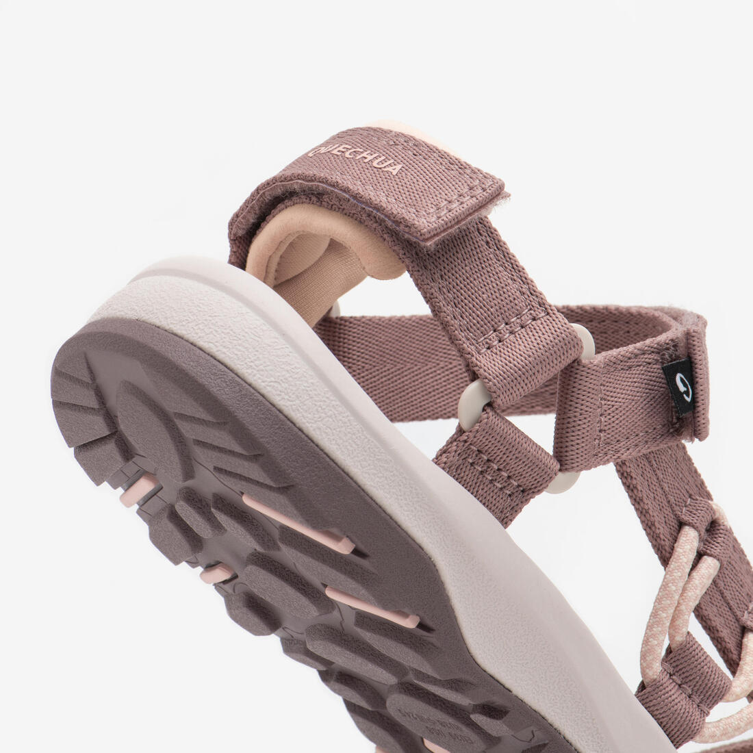 Sandales de randonnée souples femme, NH500 Outdoor violet