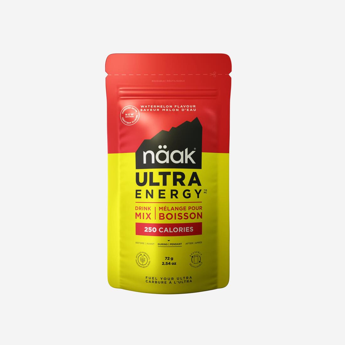 Mélange pour boisson énergétique pastèque et citron vert, Ultra Energy™ 3 x 72g