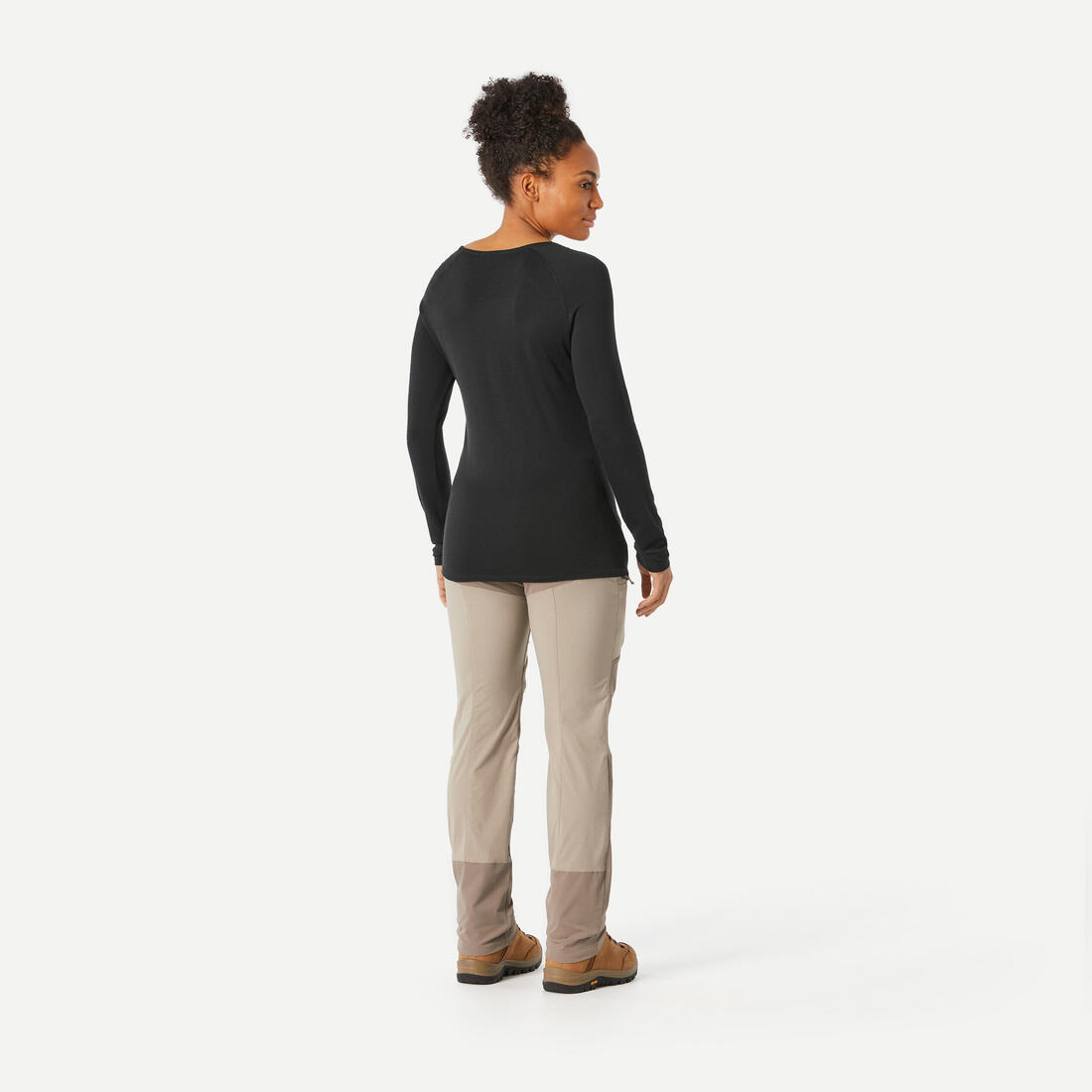T-shirt 100% laine mérinos manche longue - MT500 - Femme