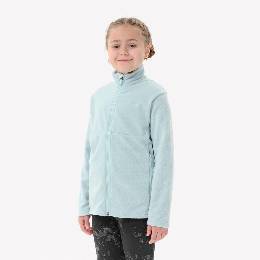 Veste polaire de randonnée enfant 7-15 ans, MH500 zip