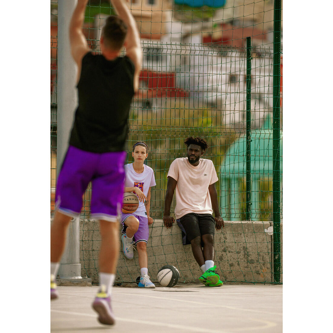 Ballon de basket adulte bt500 grip taille 7