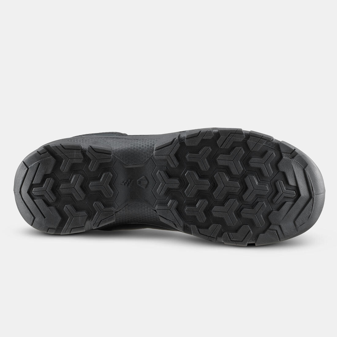 Chaussures de randonnée mid à lacets 35 au 38 enfant, NH100 gris