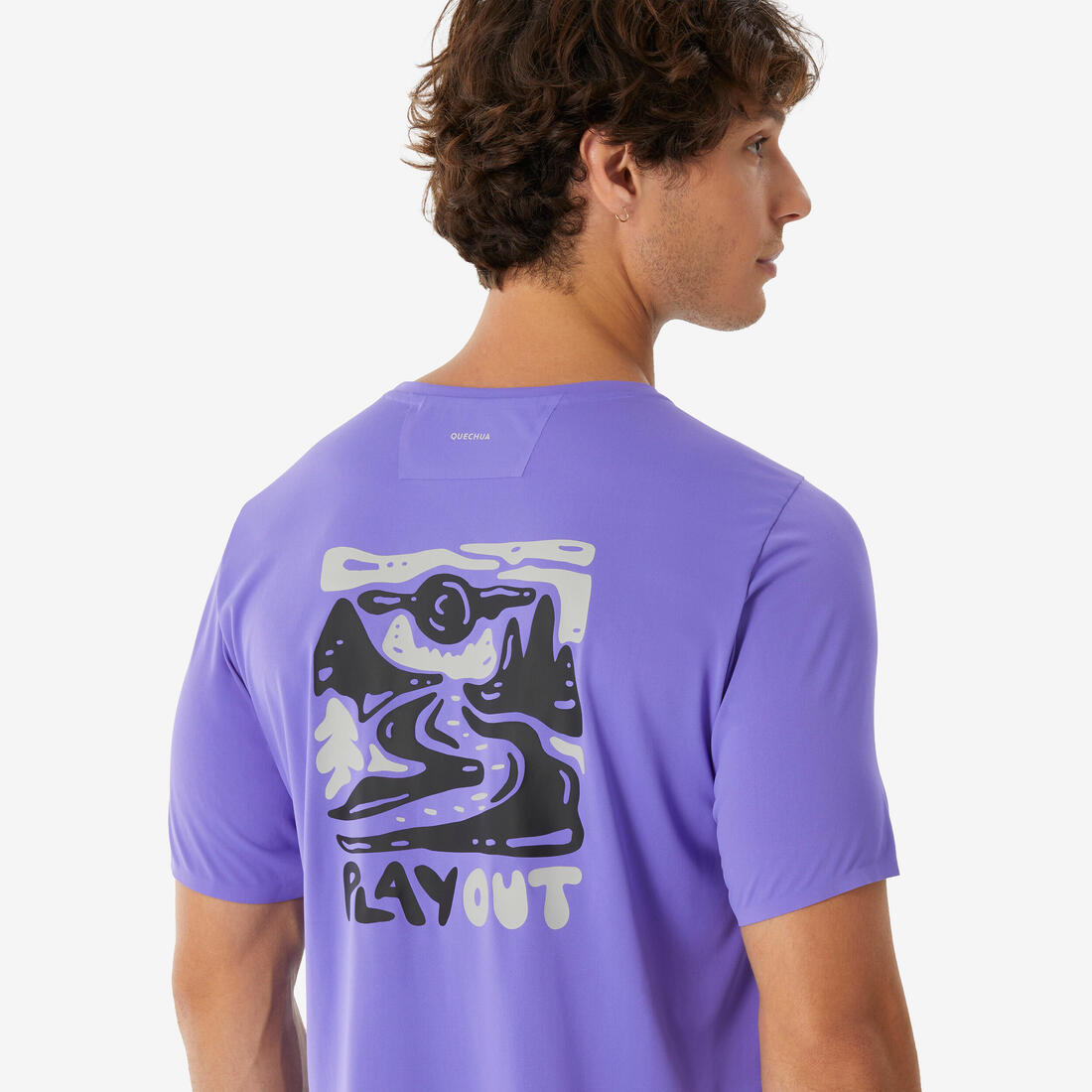 T-shirt de randonnée manches courtes - MH500 - homme