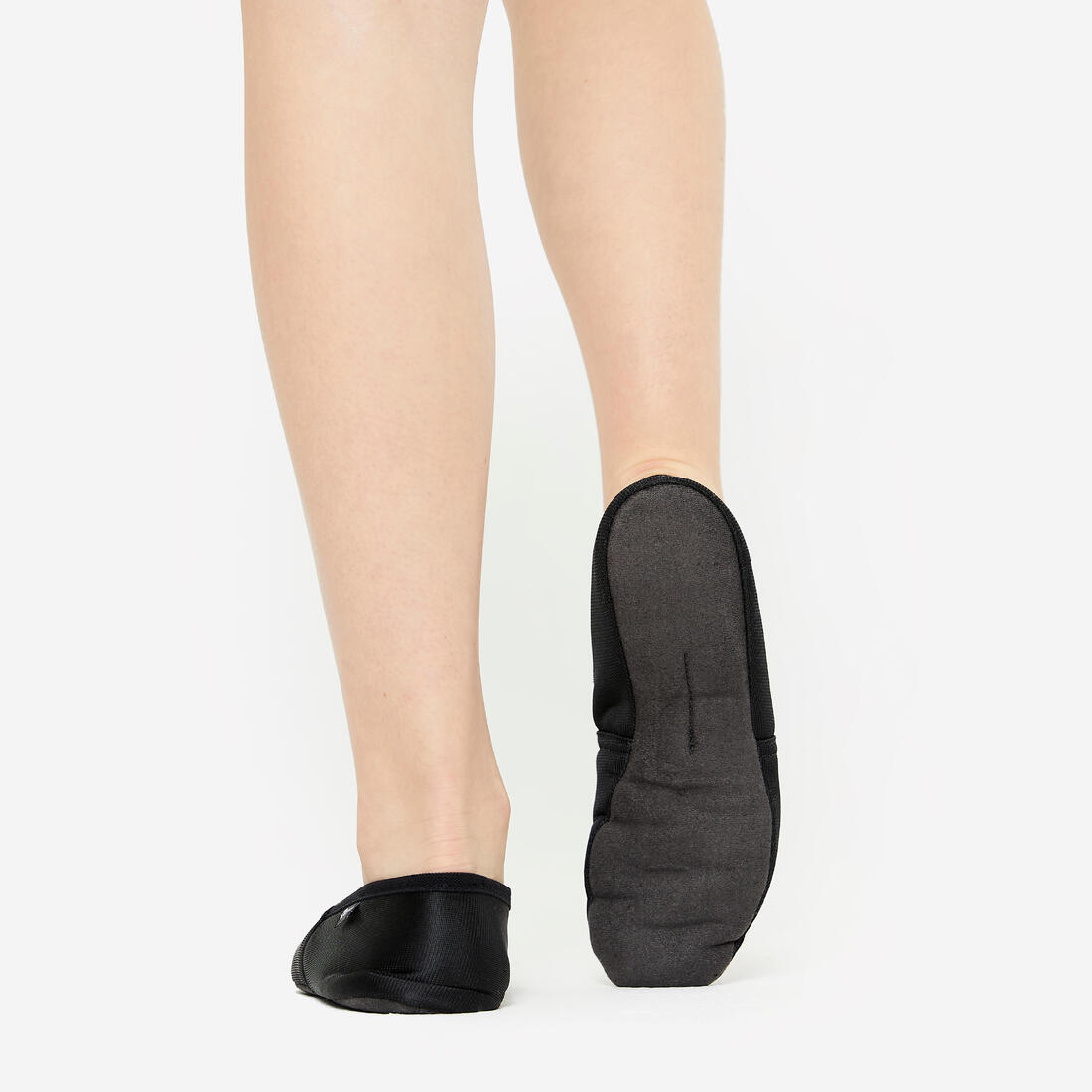 Chaussons de gymnastique respirant enfant, noir