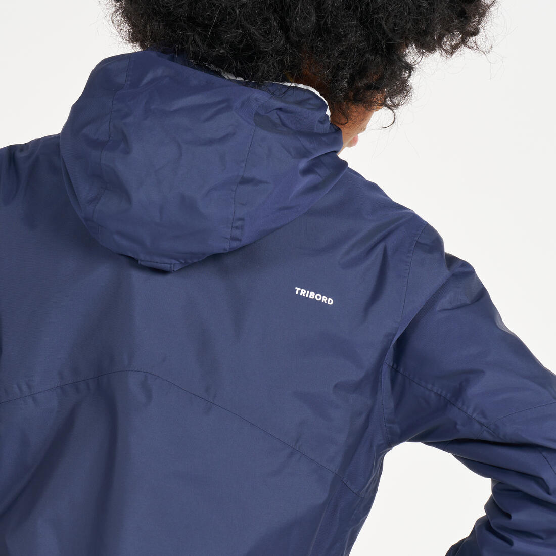 Veste imperméable et coupe vent de voile enfant, 100 navy