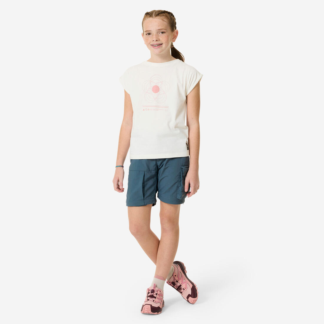 T-Shirt de randonnée enfant 7-15 ans, NH100