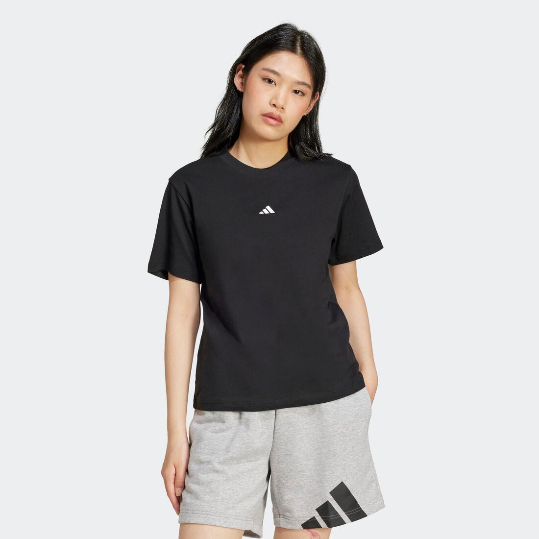 T-shirt de fitness en coton femme