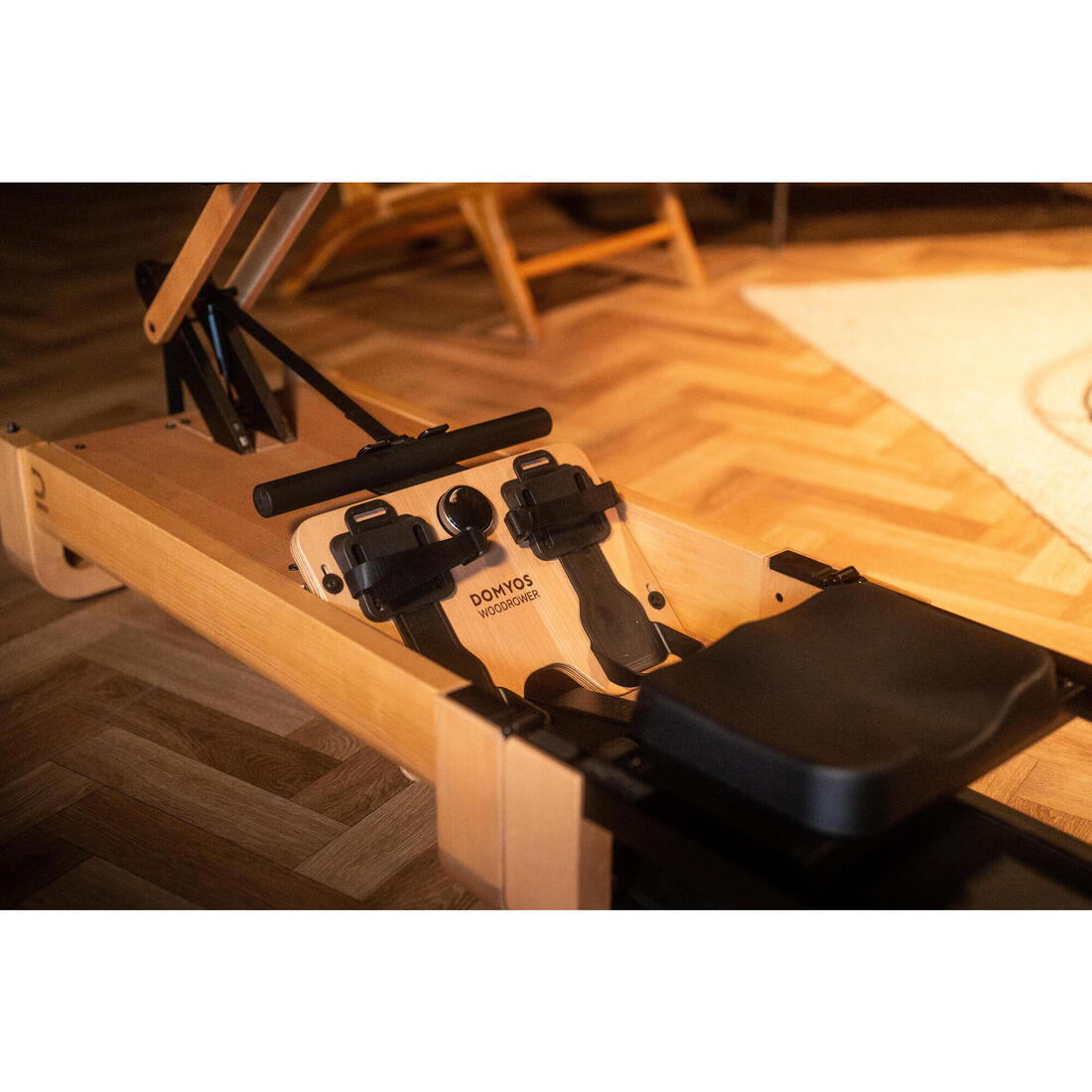 Rameur domyos woodrower 3 en 1, pliant, auto-alimenté, connecté et garanti 5 ans