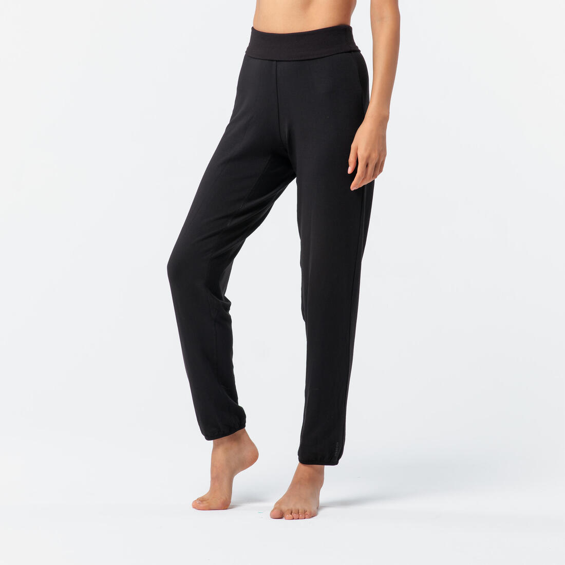 Pantalon de danse moderne fluide noir femme