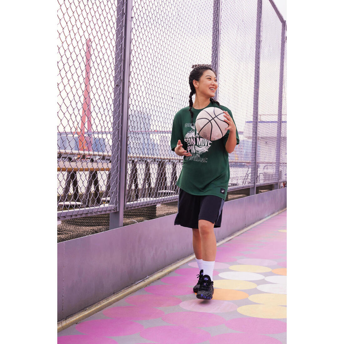 Ballon de basketball FIBA taille 6 - BT500 Touch
