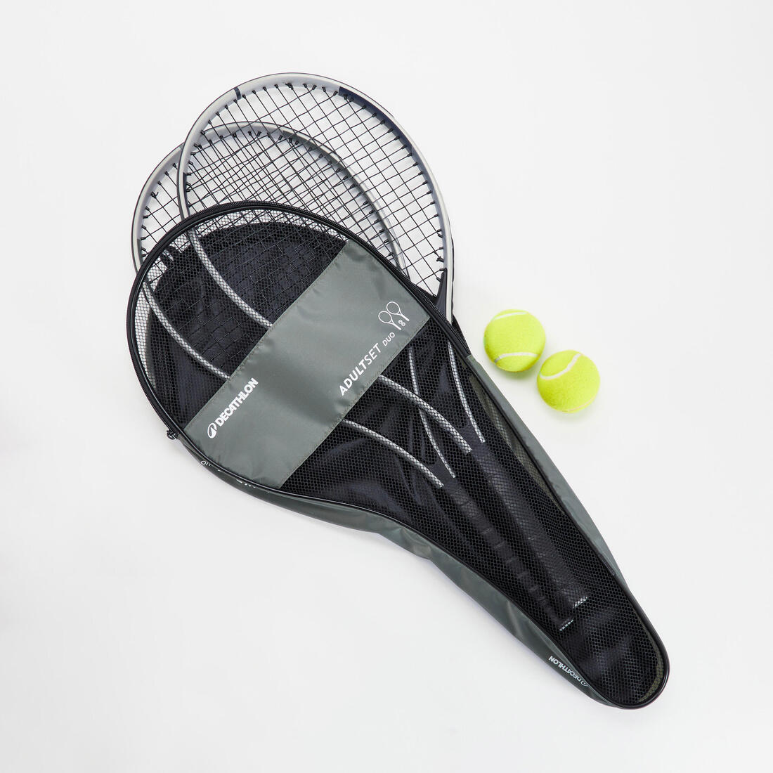 Set 2 Raquettes de tennis Essential Adulte  2 Balles 1 housse