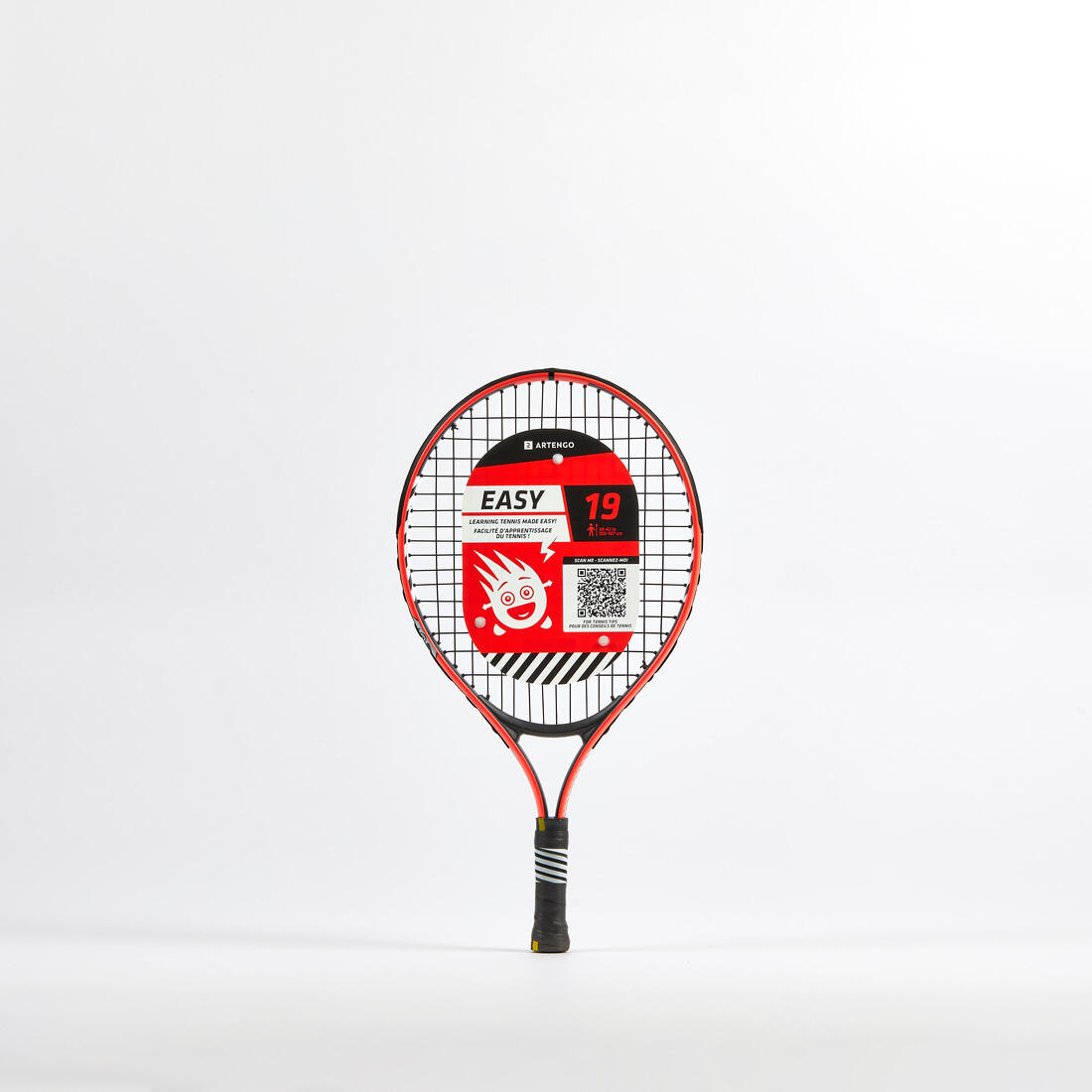 Raquette de tennis enfant Easy 19" rouge