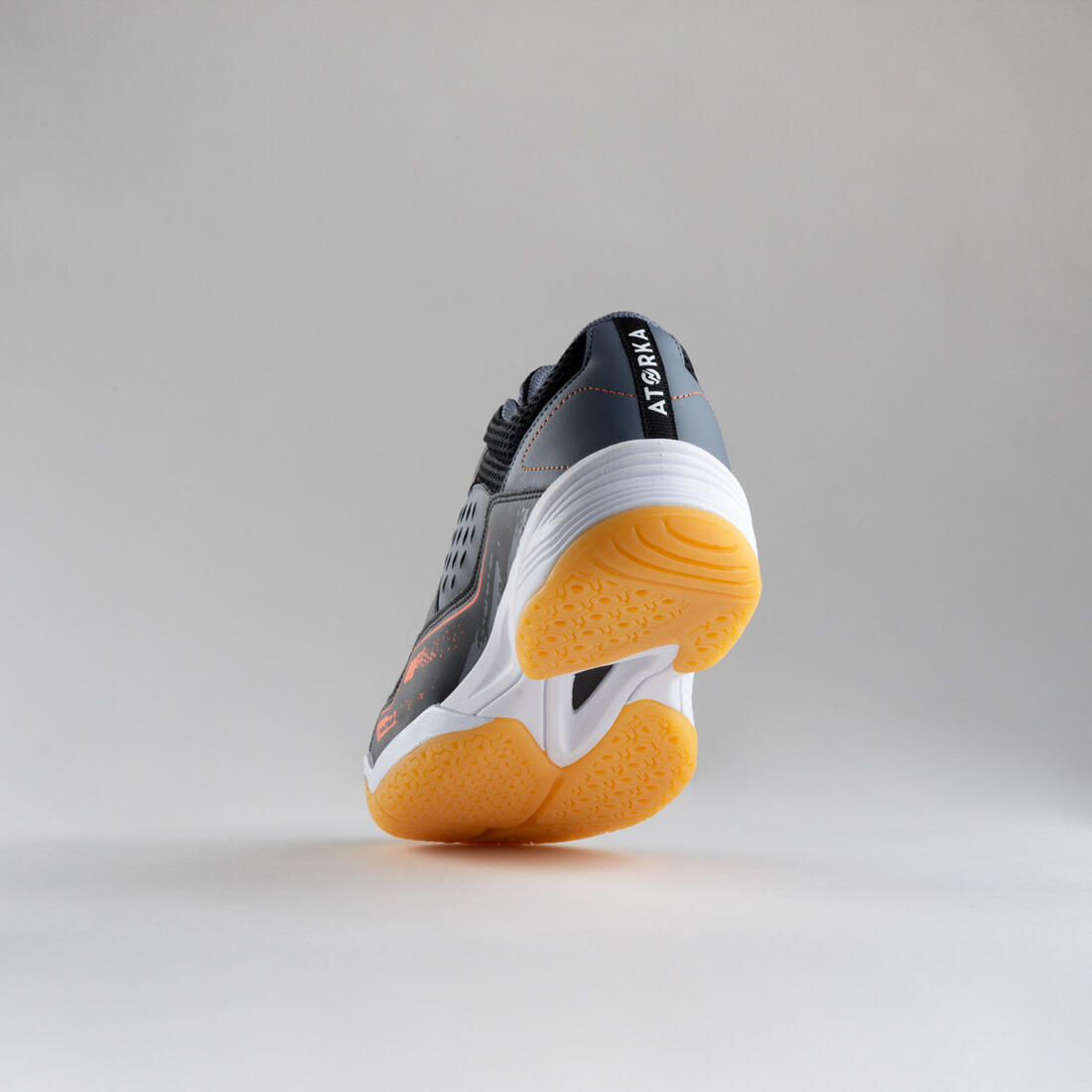 Chaussures de handball Homme - H100 gris noir orange
