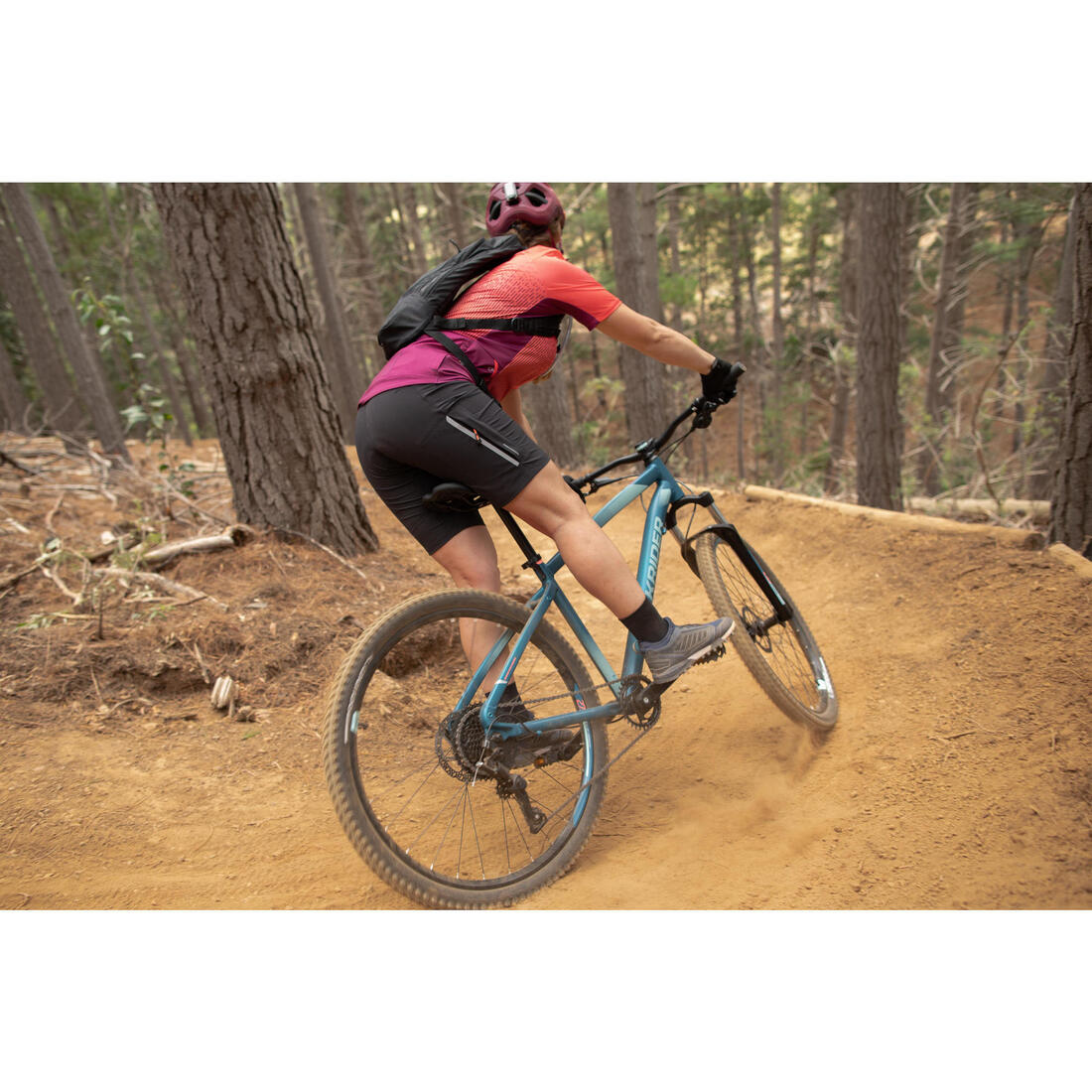 SHORT VTT EXP 700 FEMME NECTARINE