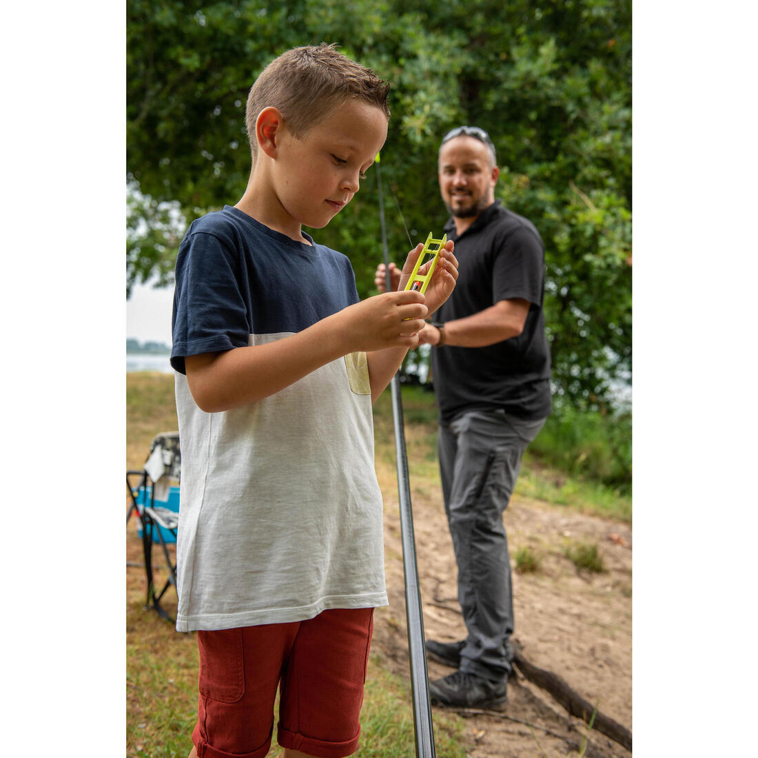 Panoplie canne + ligne montée firstfish 300  pour la pêche au coup.