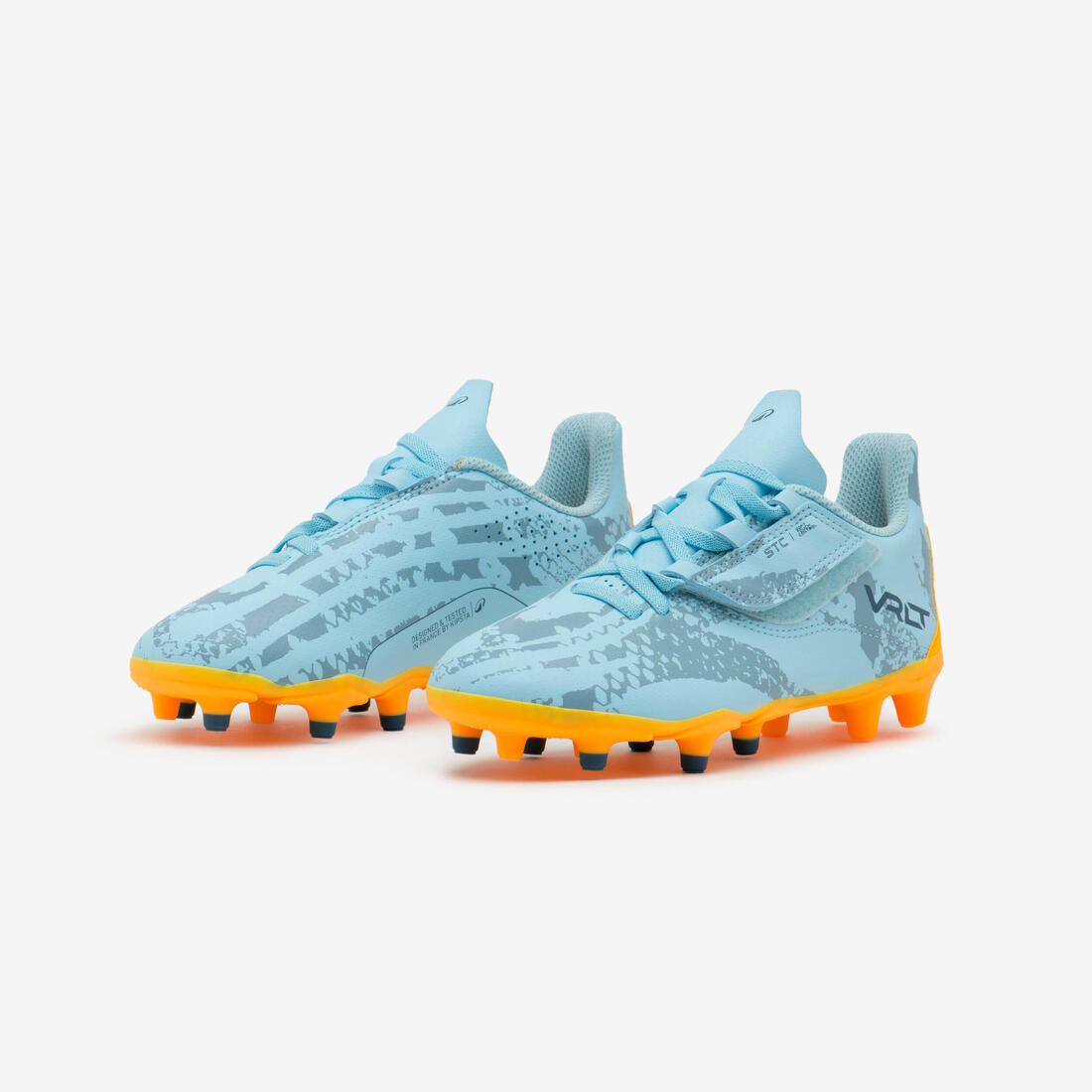 CHAUSSURES DE FOOTBALL ENFANT A SCRATCH VIRALTO I EASY FG NEBULA