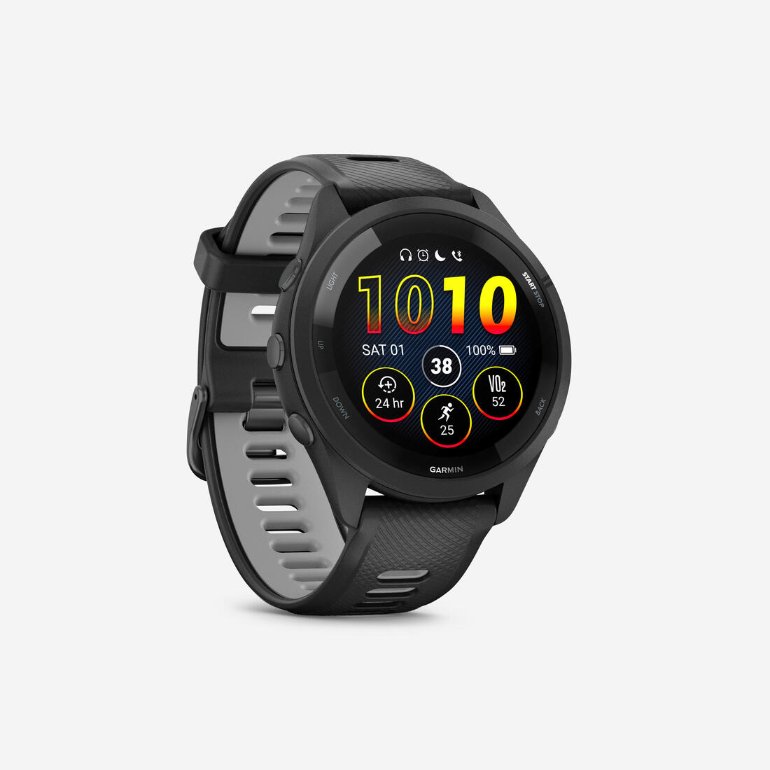 Montre connectée multisport gps cardio - garmin forerunner 265 music noire
