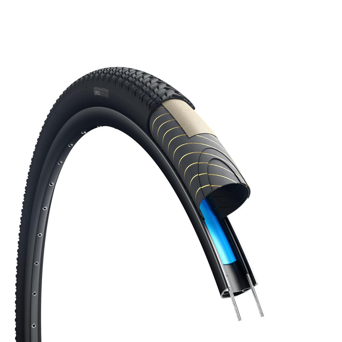 Pneu vélo tout chemin CrossProtect+ 28x1.60 / 700x40mm