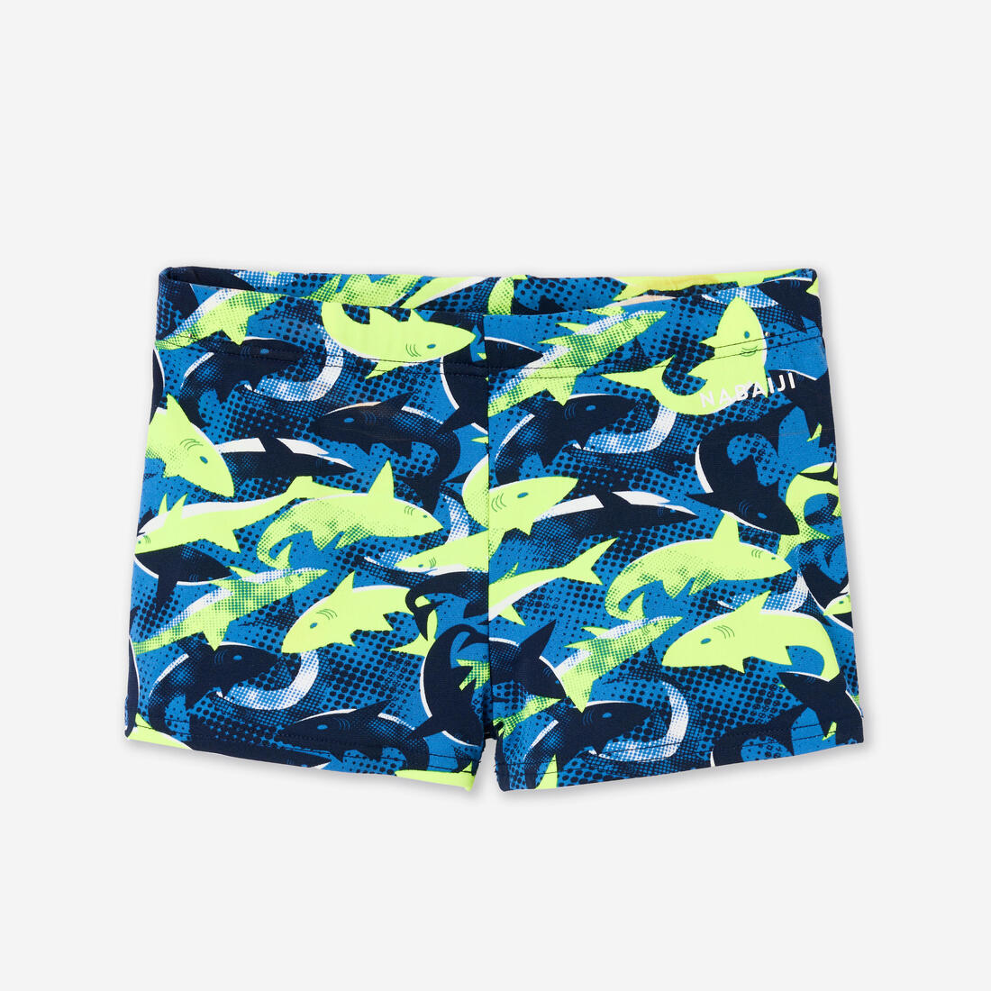 Maillot boxer de bain natation Garçon enfant - 500 Fitib all marin