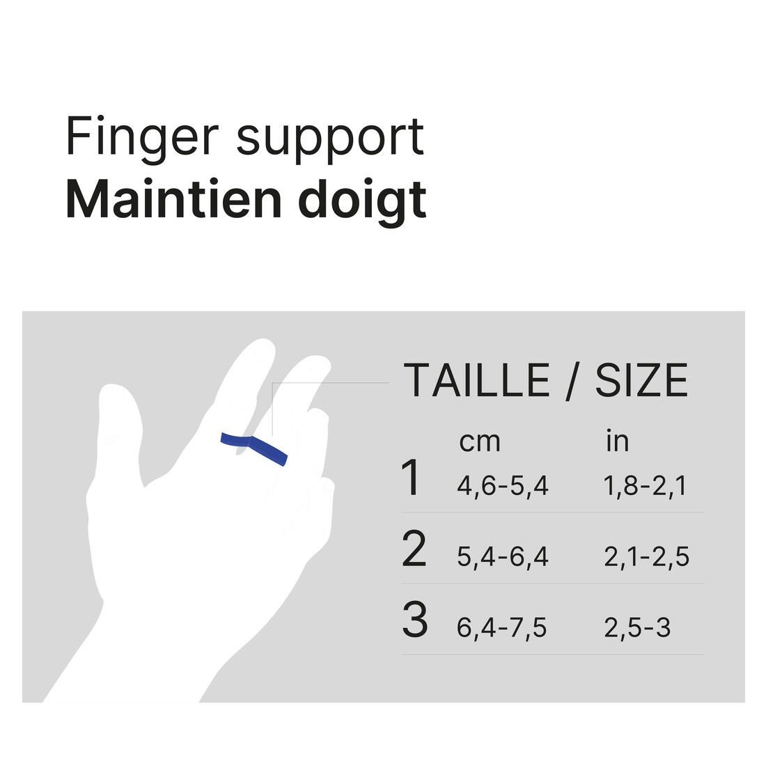 Strap de maintien doigt avec sangle de serrage