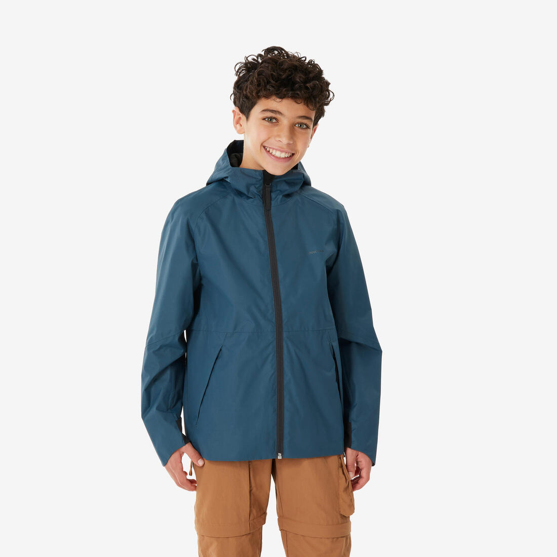 Veste de randonnée imperméable 7-15 ans enfant, MH500 twin