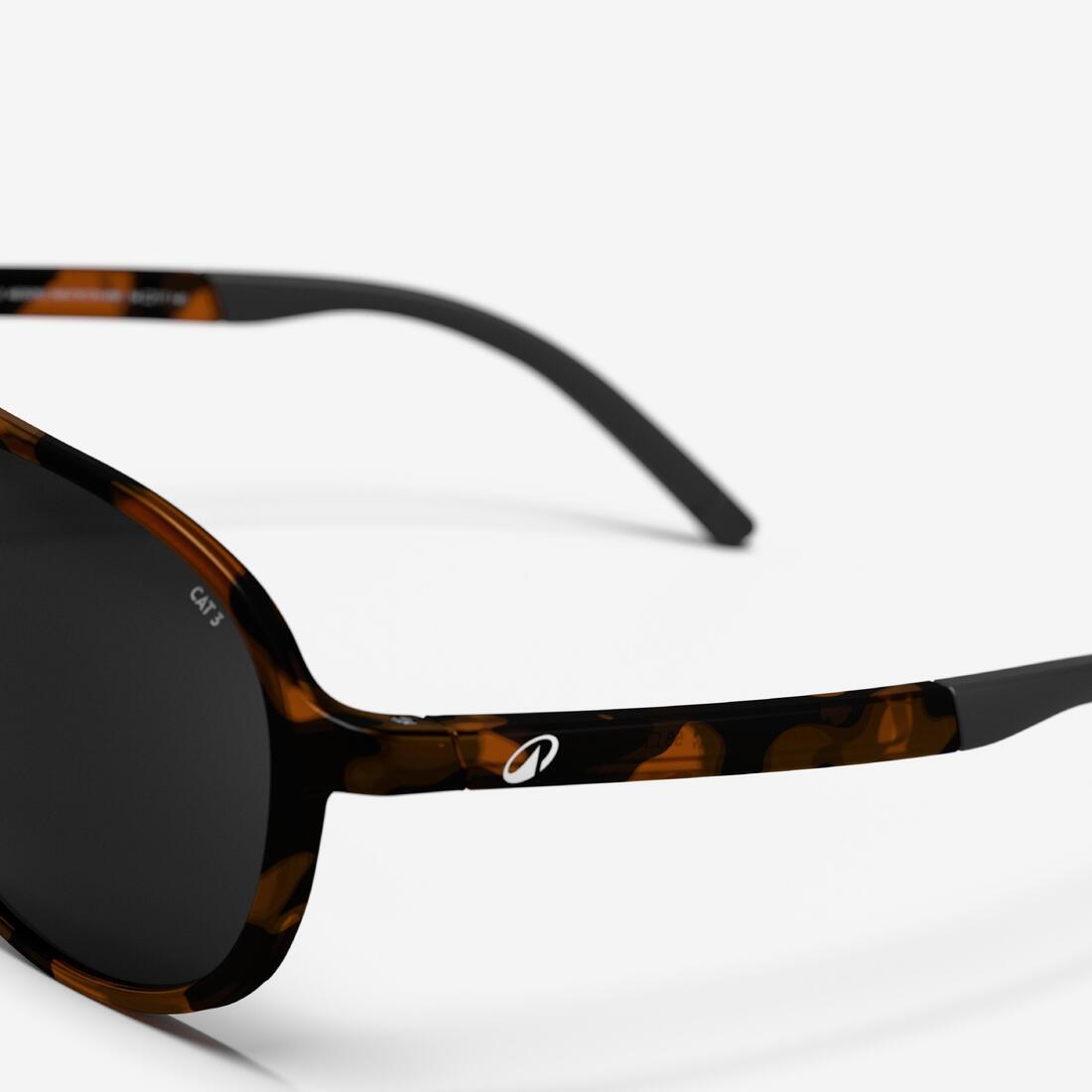 Lunettes de soleil randonnée - MH120A - adulte - catégorie 3 noires