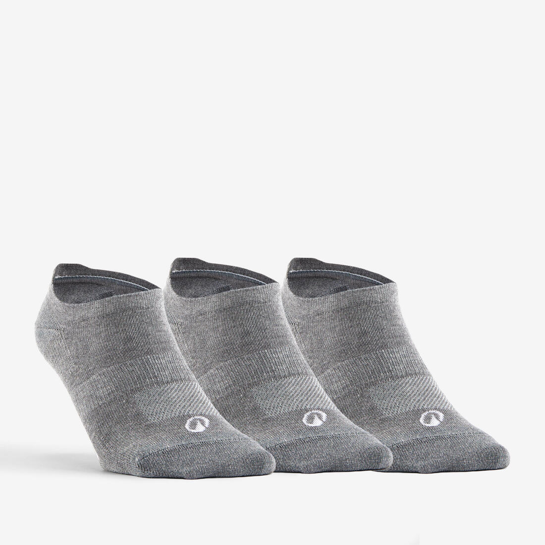 CHAUSSETTES DE SPORT BASSES RS 160 LOT DE 3. – gris granit