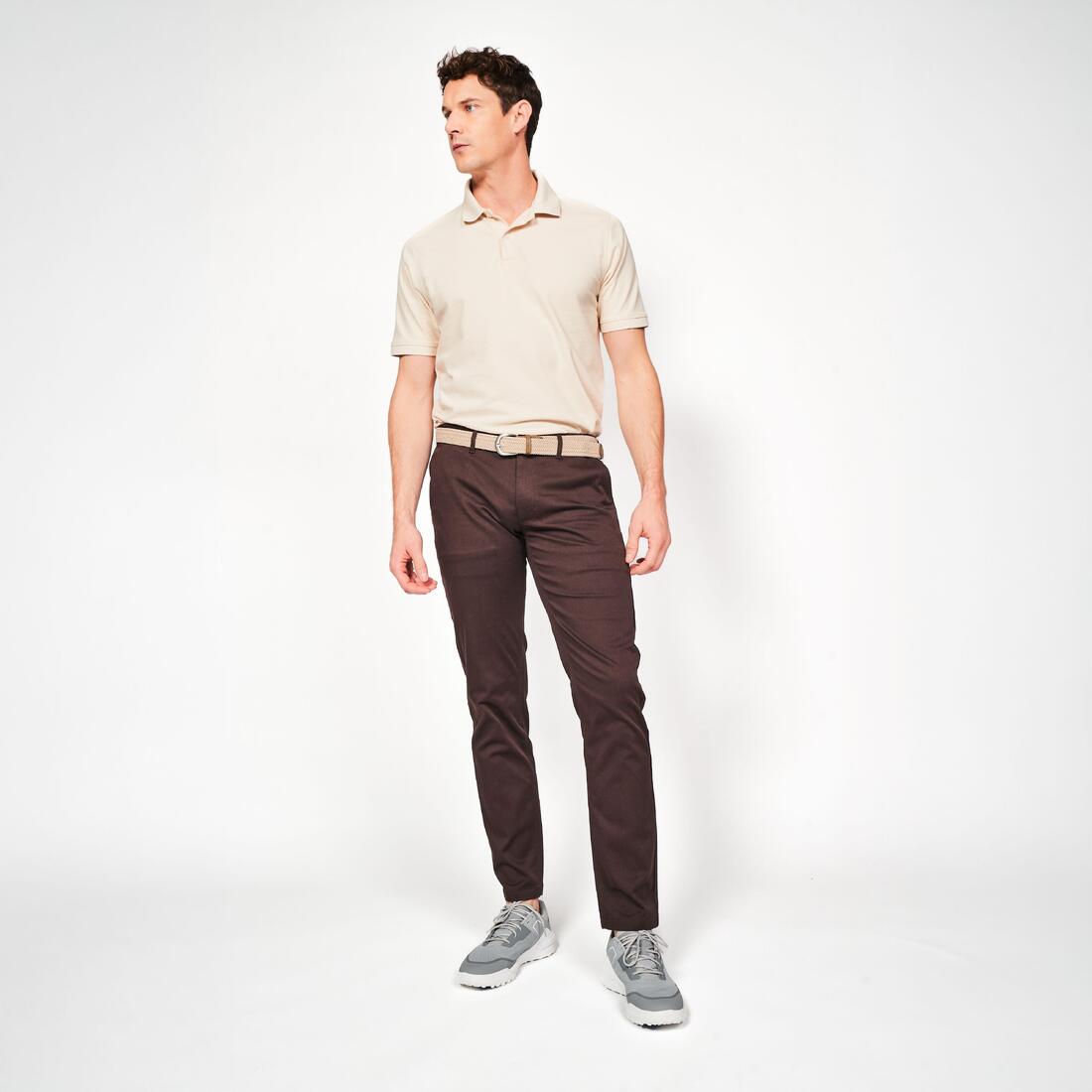 Pantalon de golf chino coton homme, MW500