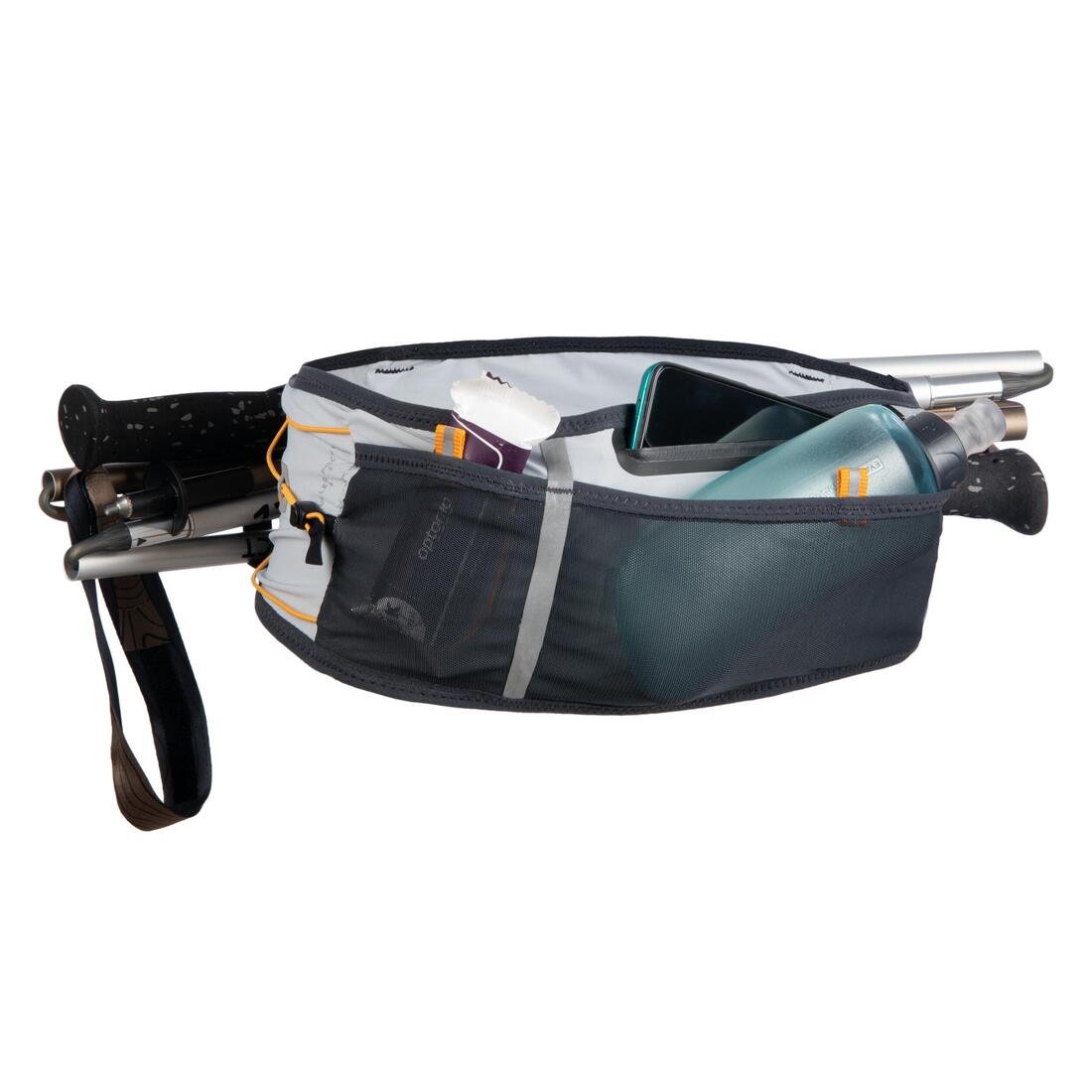Ceinture hydratation trail running - porte bâtons