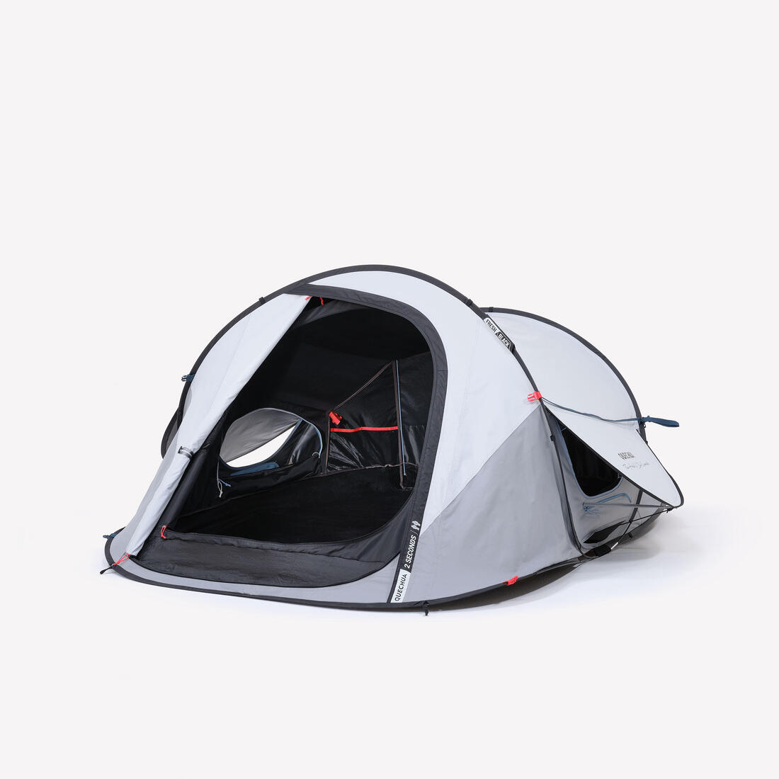 Tente de camping instantanée 2 places, 2 Seconds Fresh & Black