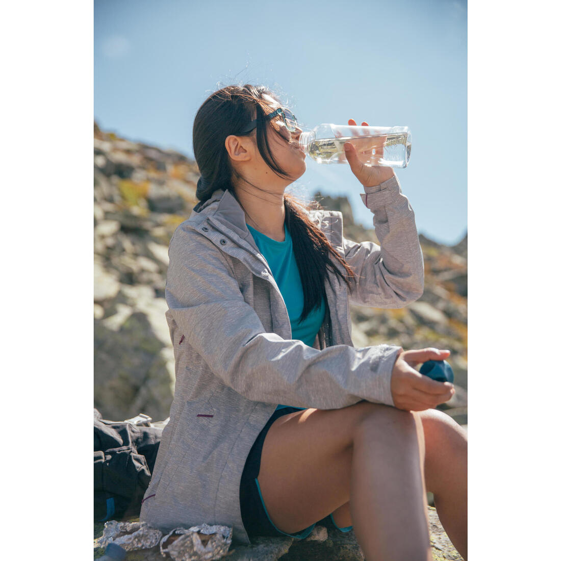 Gourde 100 ecozen® 0,8l avec bouchon à vis pour la randonnée