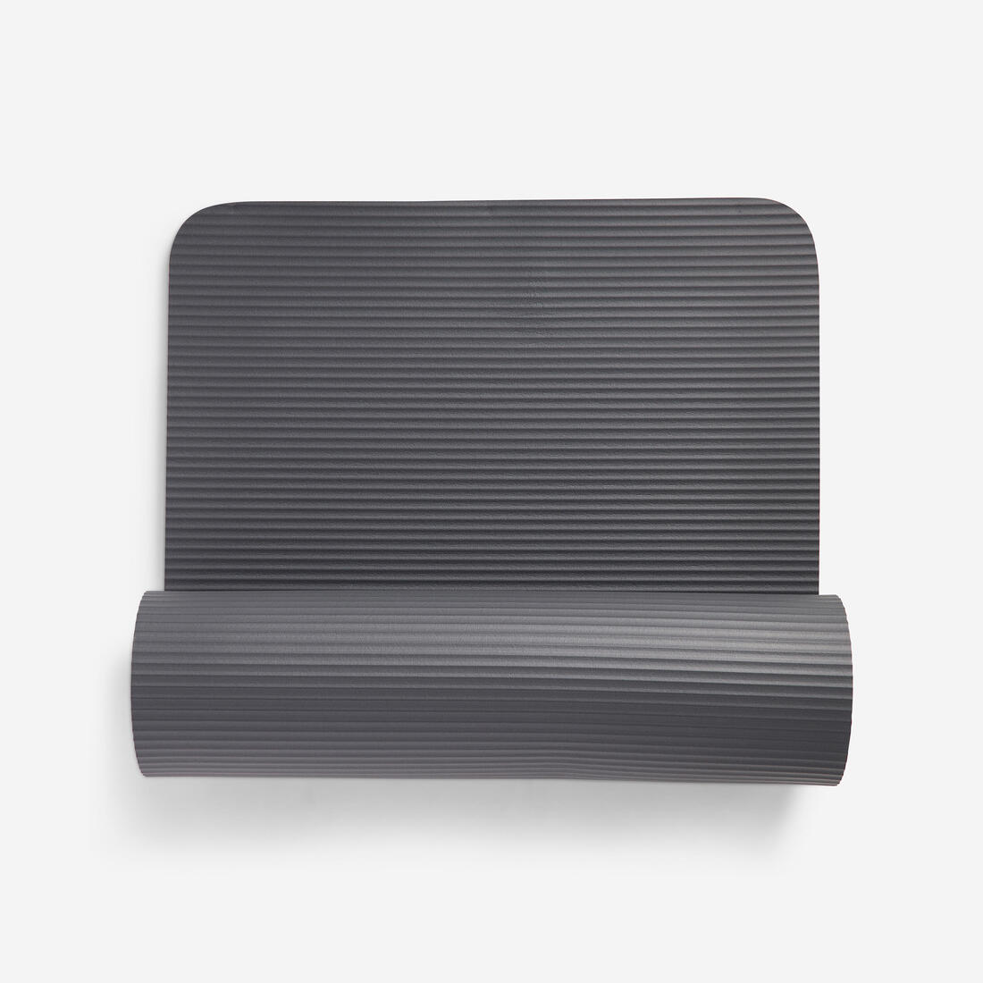 Tapis de Pilates large et ultra confort épaisseur 20 mm, noir