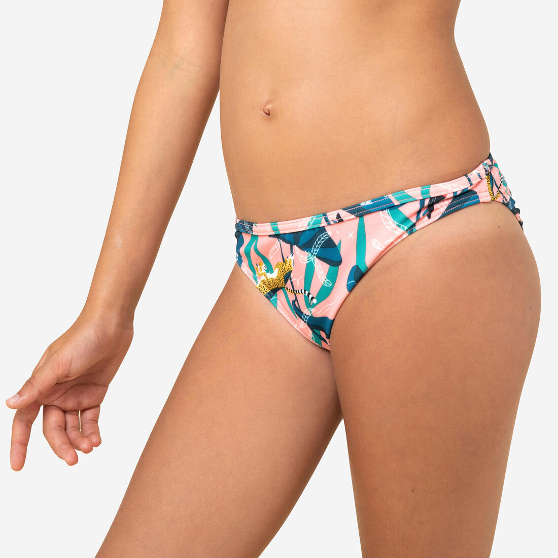 BAS DE MAILLOT DE BAIN ZELI 100 FILLE 100 – rose