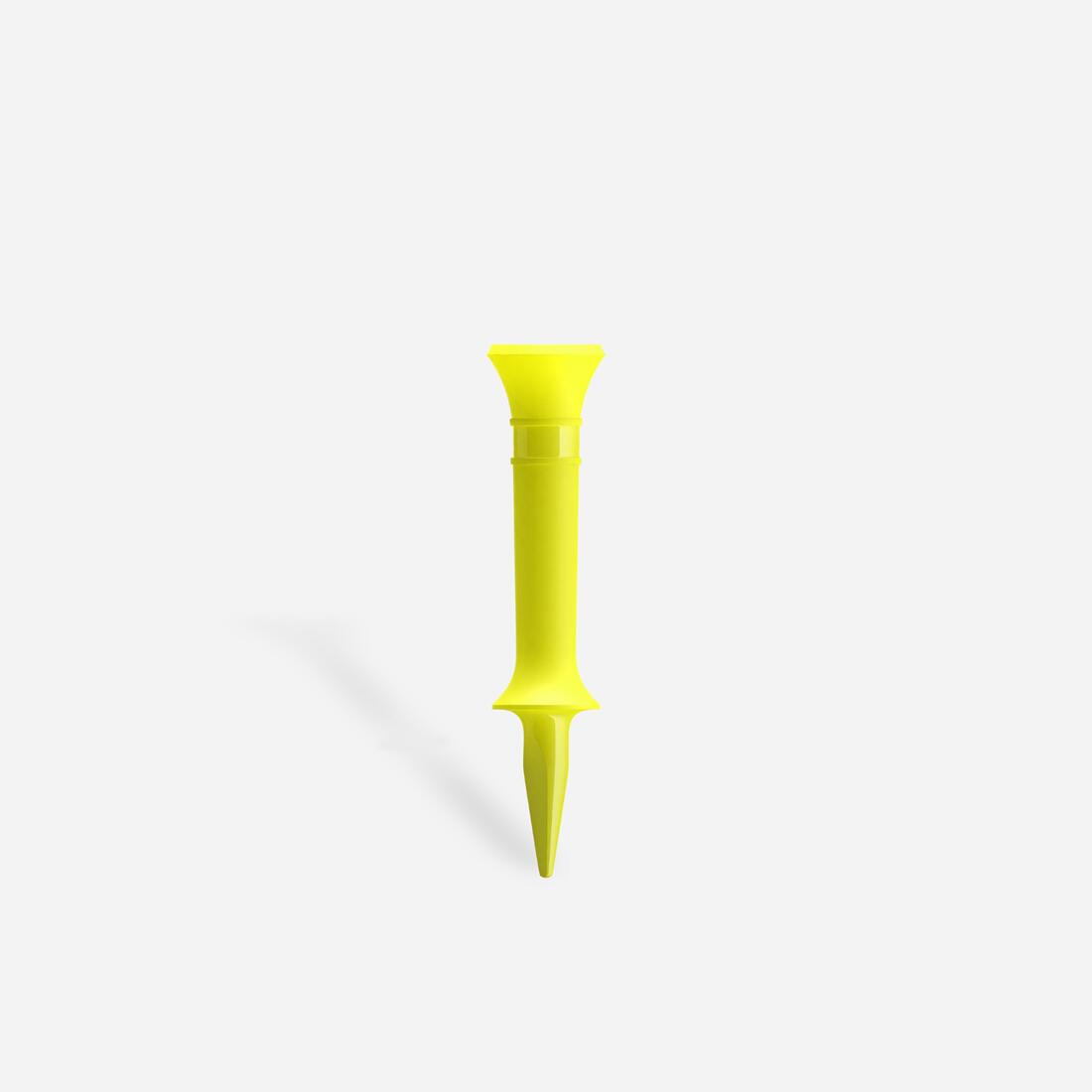 Tees golf x10 plastique à étage 40mm - inesis jaune