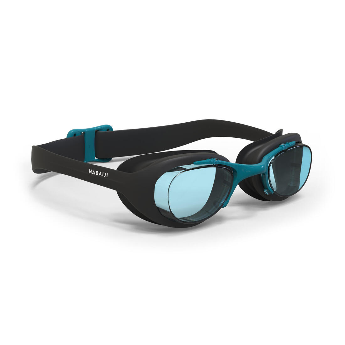 Lunettes De Natation XBASE - Verres Clairs - Taille Unique - Noir Bleu – noir