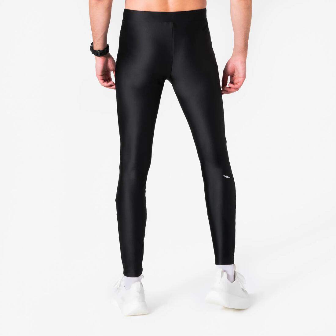 Collant de running respirant homme - kiprun run 100 dry noir