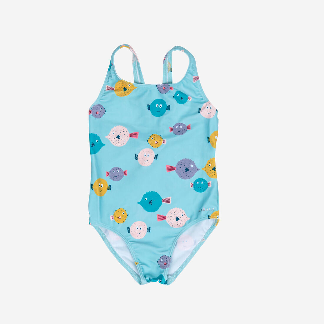 Maillot de bain 1 pièce bébé fille rose imprimé rayures