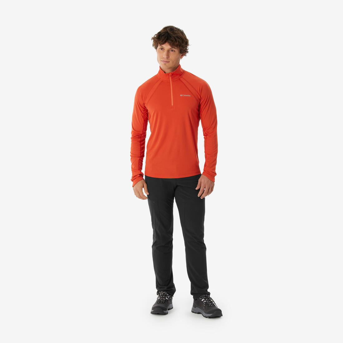 T-shirt manches longues de randonnée - Columbia Stealth Spring LS RED - Homme