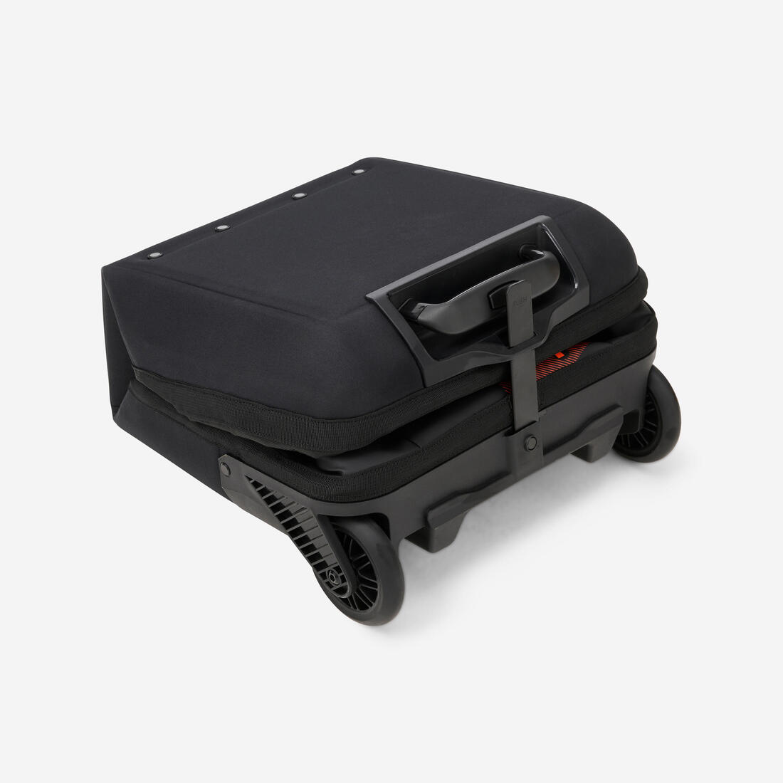 Valise pliable 85L noire Spacesaver, sac de voyage à roulettes