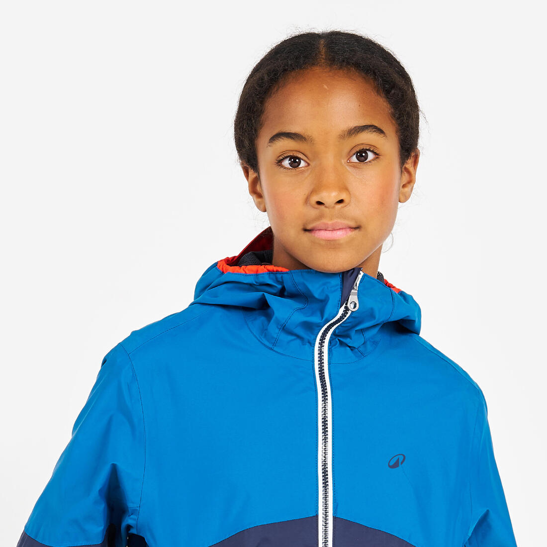 Veste imperméable et coupe vent de voile enfant, 100 navy