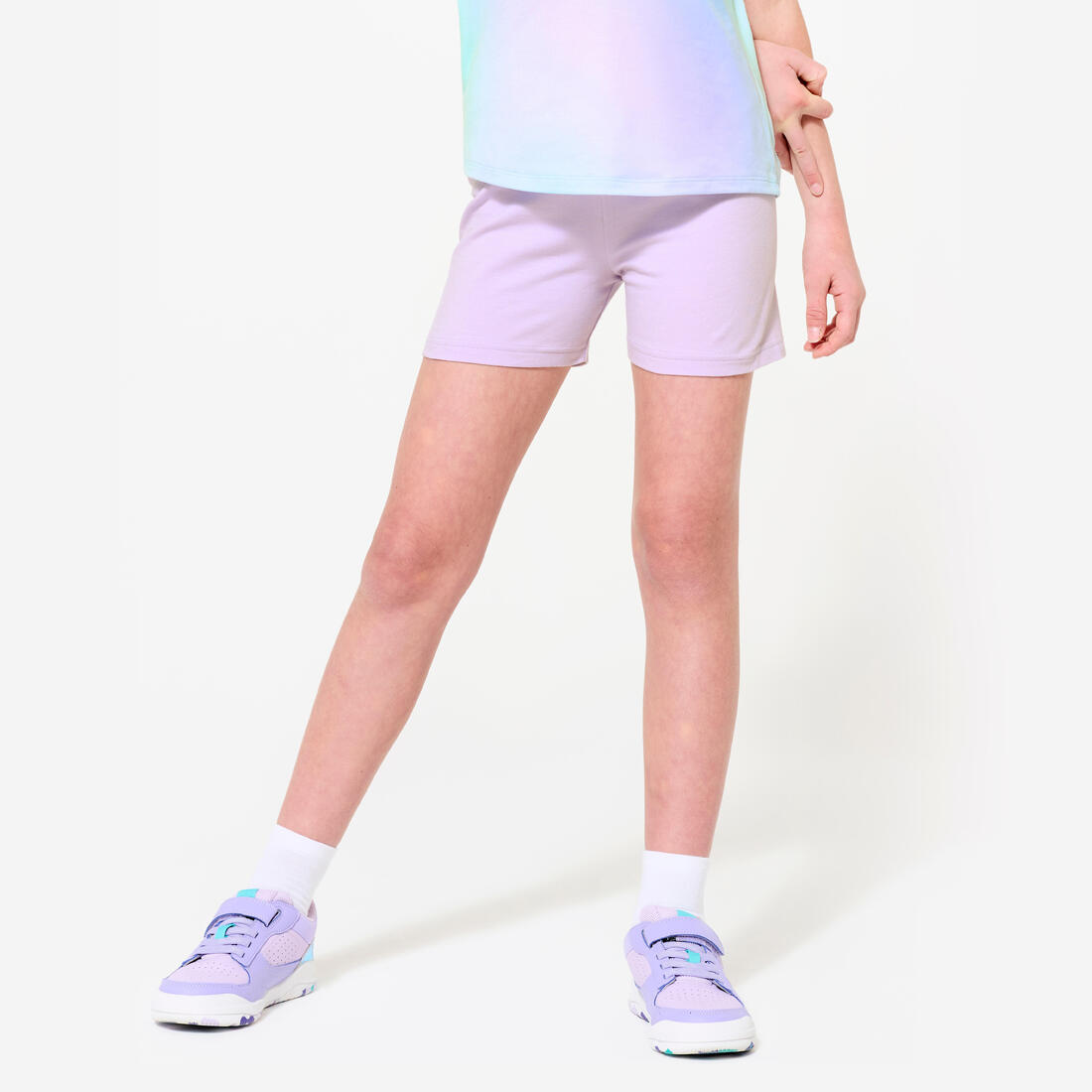 Short multisport court coton fille
