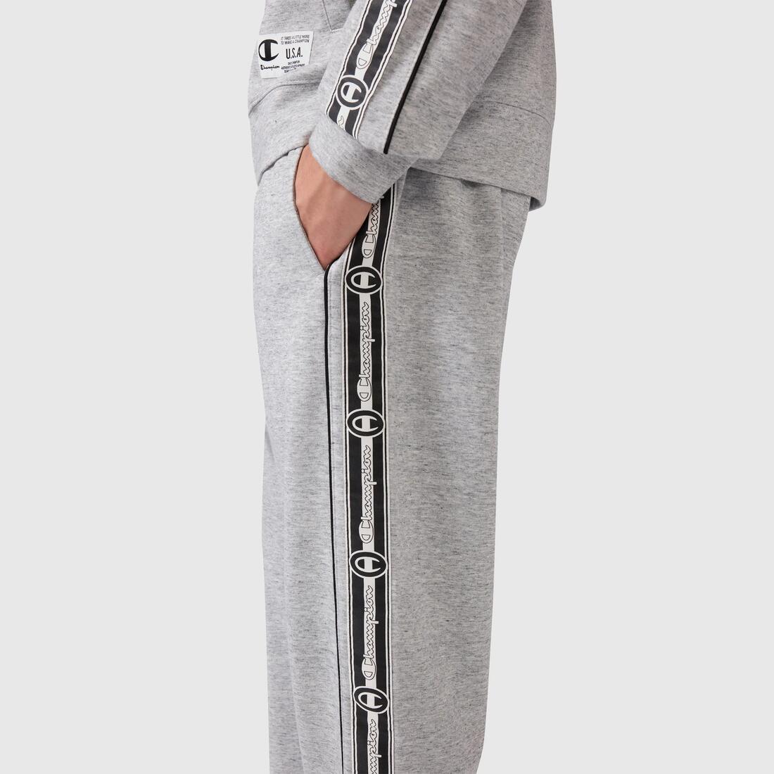 Pantalon de jogging droit homme, Champion, gris