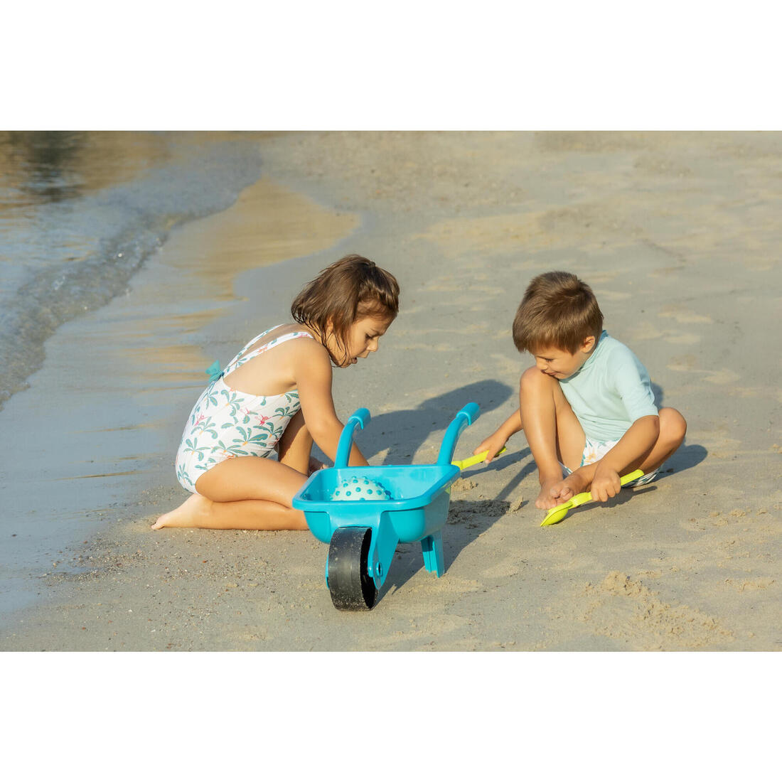 T-shirt anti uv bébé manches courtes corail