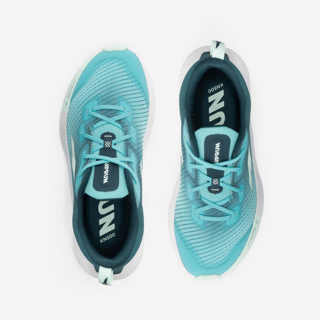 Chaussures de running drop 0 Enfant - KIPRUN KN500 vertes jaunes noires